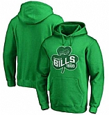 Men's Buffalo Bills Pro Line by Fanatics Branded St. Patrick's Day Paddy's Pride Pullover Hoodie Kelly Green FengYun,baseball caps,new era cap wholesale,wholesale hats